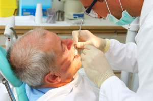 Woman with bad breathe